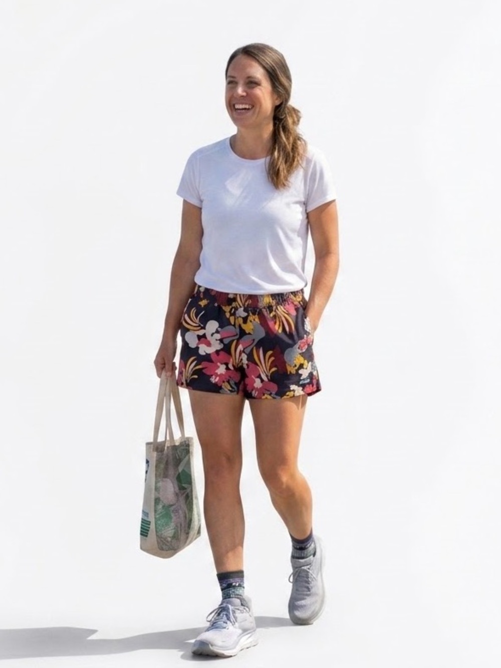 Patagonia Women’s Barely Baggies Shorts 2.5"  Size Medium Abstract Floral #57042